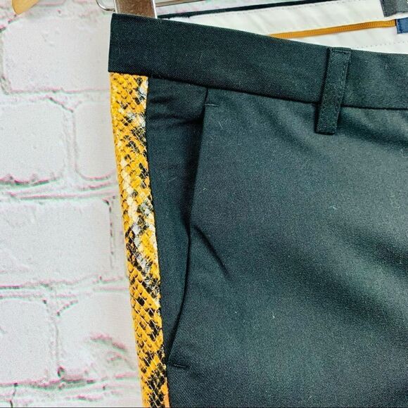 NWT Scotch & Soda Tailored Side Stripe Snake Tuxedo Trouser Pant - Picture 8 of 13